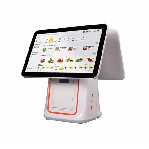 Intel Dual-Screen Point of Sale System Tablet with Receipt Printer