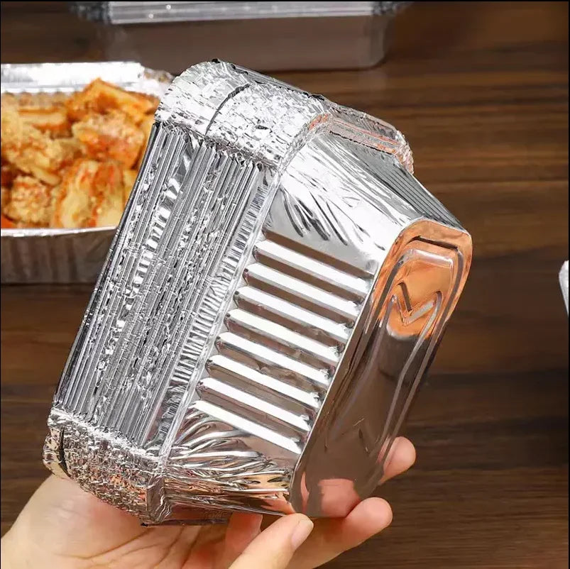 10PCS Disposable Aluminum Takeout Pan