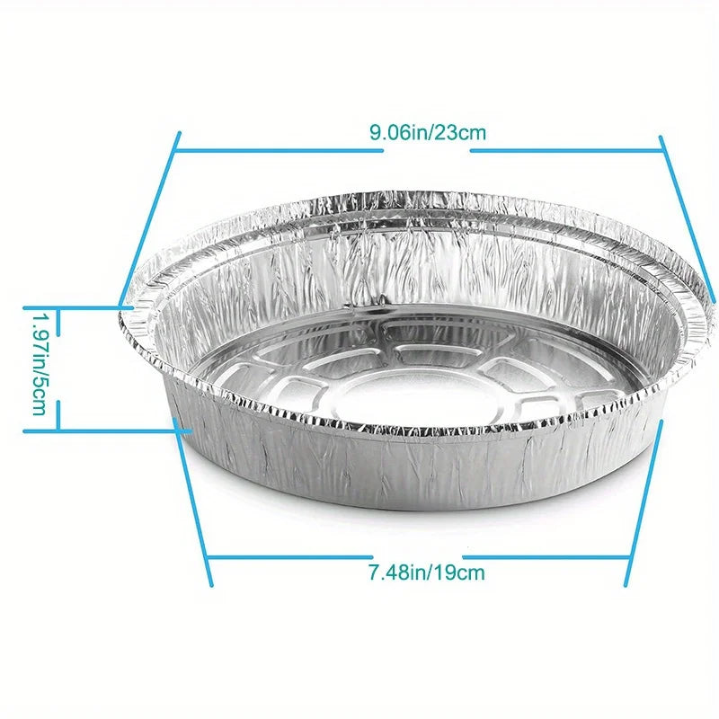 50 Pieces Aluminum Foil Disposable Tray