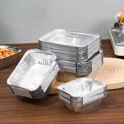 10PCS Disposable Aluminum Takeout Pan