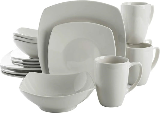 Ceramic Dinnerware Set | Chip & Scratch Resistant