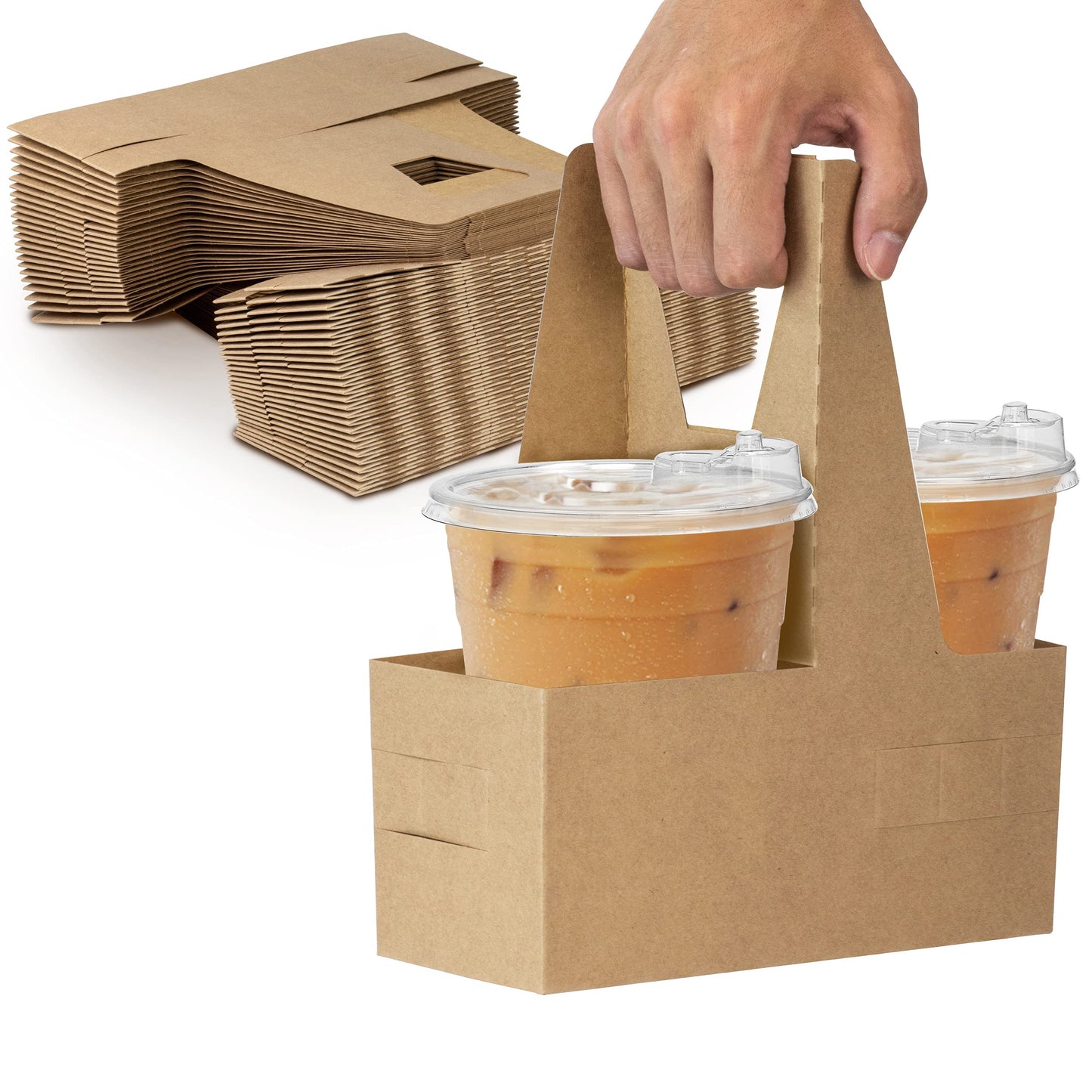 10 Pieces Drink Take Out Carriers