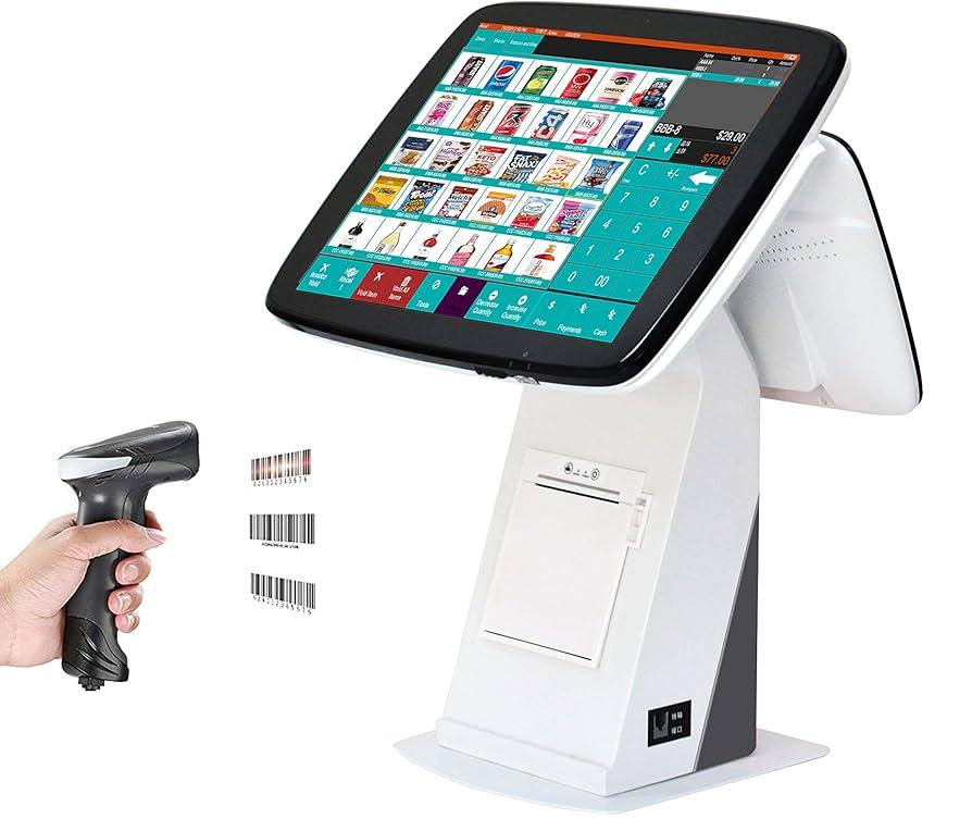 Intel Dual-Screen Point of Sale System Tablet with Receipt Printer